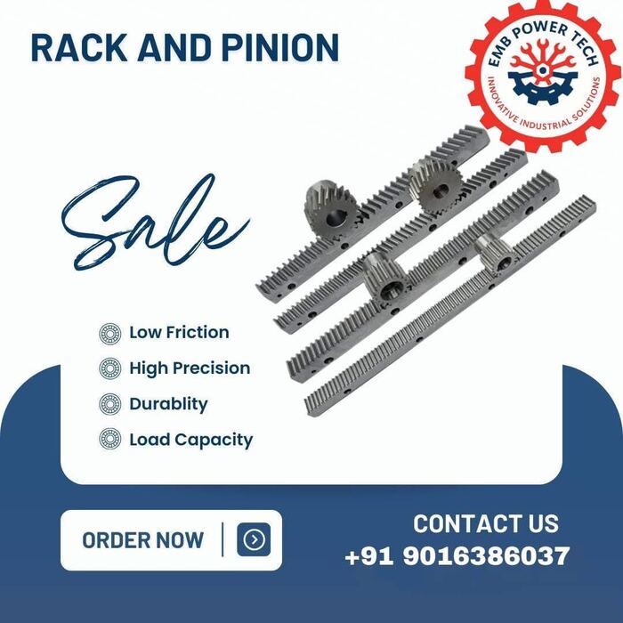 Rack and Pinion Helical Spur — EMB POWERTECH Vatva Ahmedabad